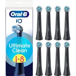 Oral-B iO Ultimate clean borsthuvud, svart
