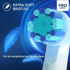 Oral-B Pro Kids 3+ borsthuvuden refill, 4-pack