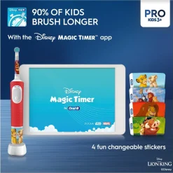 Oral-B Pro Kids The Lion King eltandborste barn, från 3 år