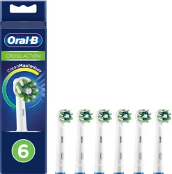 Oral-B Cross Action, borsthuvud, vit