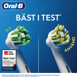 Oral-B Cross Action, borsthuvud, vit