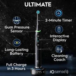 Oral-B iO 10 eltandborste, 7 borstlägen