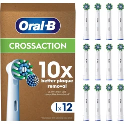 Oral-B Pro Cross Action borsthuvud, vit