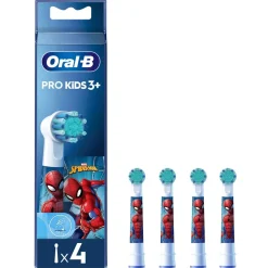 Oral-B Pro Kids 3+ borsthuvuden refill, 4-pack