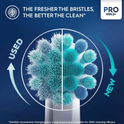 Oral-B Pro Kids 3+ borsthuvuden refill, 4-pack