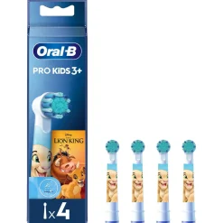 Oral-B Pro Kids 3+ borsthuvuden refill, 4-pack