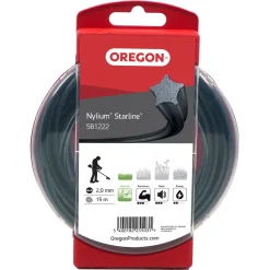 Oregon Nylium Starline trimmertråd, 2,0 mm x 15 m