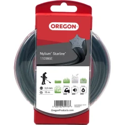 Oregon Nylium Starline trimmertråd, 3,0 mm x 15 m