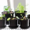 Orthex Botanica kruka utomhus, plast, svart