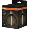 Osram Decor Black LED E27 Straw rakt filament dimbar