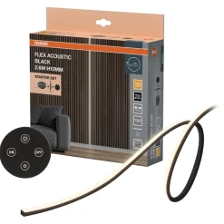 Osram LED-list för akustikpanel startkit svart, 2,6 m