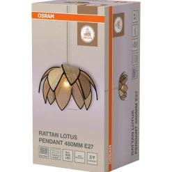 Osram Lotus taklampa rotting 48 cm E27 brun