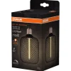 Osram Decor Black LED E27 Straw rakt filament dimbar
