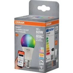 Osram Smart+ Matter E27 RGBW LED-lampa 9 W