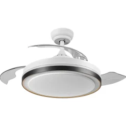Osram takfläkt med belysning, fjärrkontroll, vit