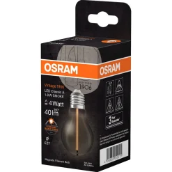 Osram Vintage 1906 Smoke E27 LED-lampa magnetiskt filament