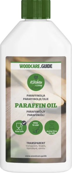 Paraffinolja WoodCare.Guide inomhus / utomhus, 250 ml