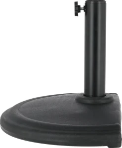 Parasollfot för halvt parasoll svart, 10 kg