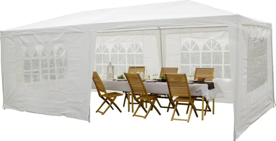 Partytält 3x6 m, med väggar