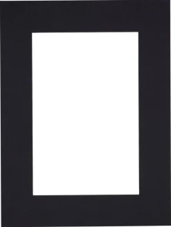 Passepartout svart