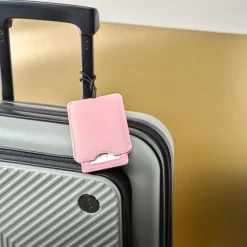Passfodral och bagagebricka reseset, konstläder