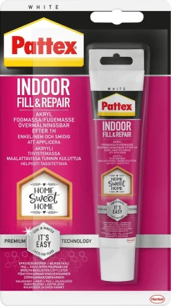 Pattex akrylfog inomhus, vit