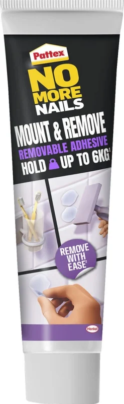 Pattex No More Nails Mount och Remove häftmassa