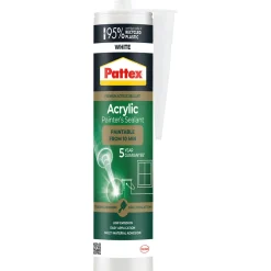 Pattex Painting Sealant målarfog utomhus, vit, 280 ml
