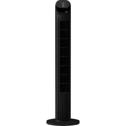 Pelarfläkt med fjärrkontroll 50 W, svart, 88 cm
