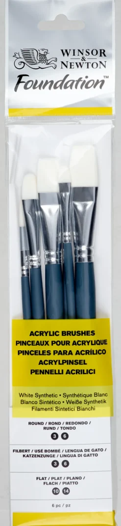 Penslar akryl Winsor & Newton 6-pack