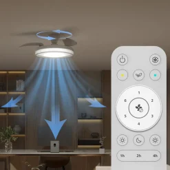 Philips Bliss takfläkt med dimbar belysning, 51 cm