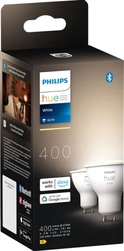 Philips Hue White GU10 LED Bluetooth, 2-pack