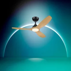 Philips Olas stor takfläkt med belysning, 132 cm