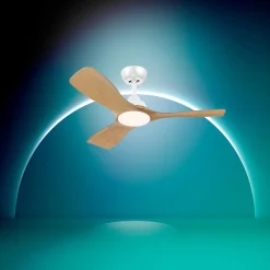 Philips Olas stor takfläkt med belysning, 106 cm