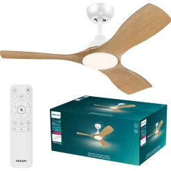 Philips Olas stor takfläkt med belysning, 106 cm