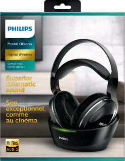 Philips trådlösa hörlurar till tv, SHD8850/12
