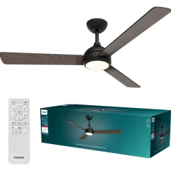 Philips Velyx stor takfläkt med belysning, 132 cm