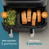Philips Airfryer 3000 Series dubbel, 9 l, NA351/00