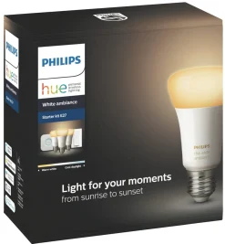 Philips Hue White Ambiance startpaket E27, Bluetooth