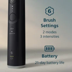 Philips Sonicare 6100 Series eltandborste, svart