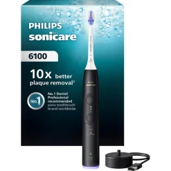 Philips Sonicare 6100 Series eltandborste, svart