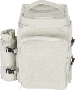 Picknickryggsäck med kylfack, beige