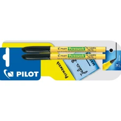 Pilot Permawash textilpenna svart, 2-pack