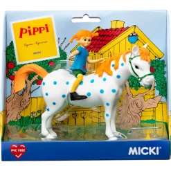 Pippi Långstrump och Lilla Gubben figurset, från 3 år