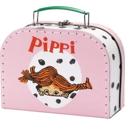 Pippiväska i papp, rosa, från 3 år