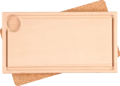 Planksteksbrädor med underlägg, 2-pack