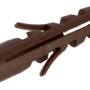 Plastplugg 8 x 40 mm, brun
