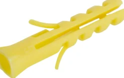 Plastplugg 5 x 24 mm, gul