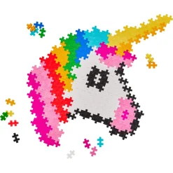 Plus Plus Puzzle By Number Unicorn 250 bitar, från 5 år