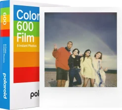 Polaroid 600 färgfilm med vit ram, 107 x 88 mm